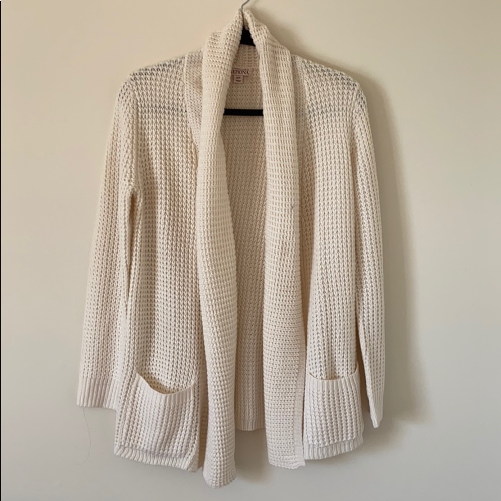 Waffle Knit Cardigan